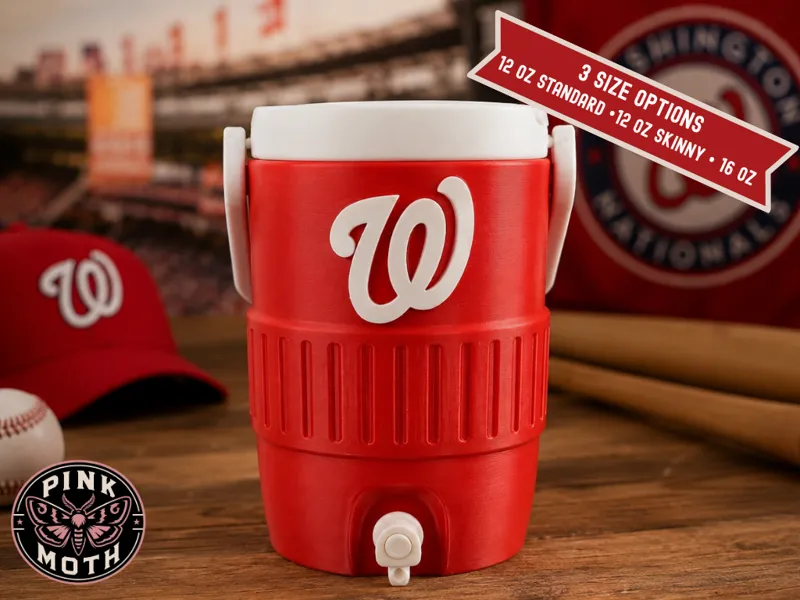 Washington Nationals Koozie - Snap in Logo