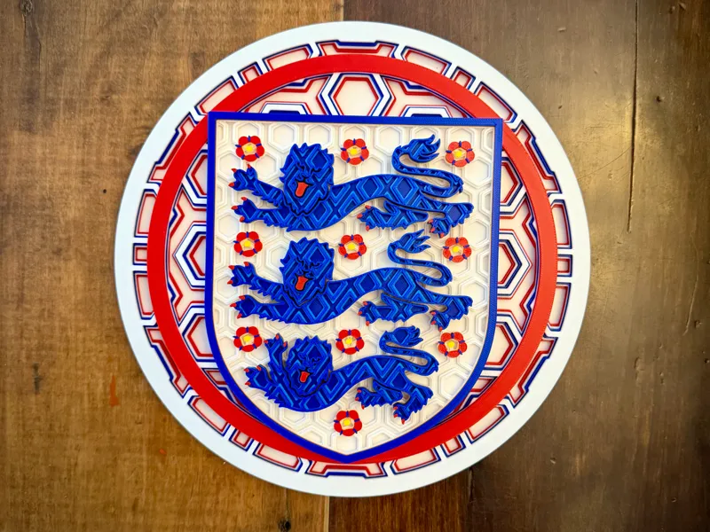 England National Dimensional Mosaic