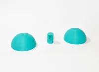 Sphere only - NO SUPPORTS - 0.1mm layer, 2 walls, 15% infill
