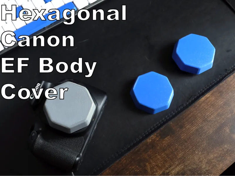 Minimalist Hexagonal Canon EF EF-S Body Cap 