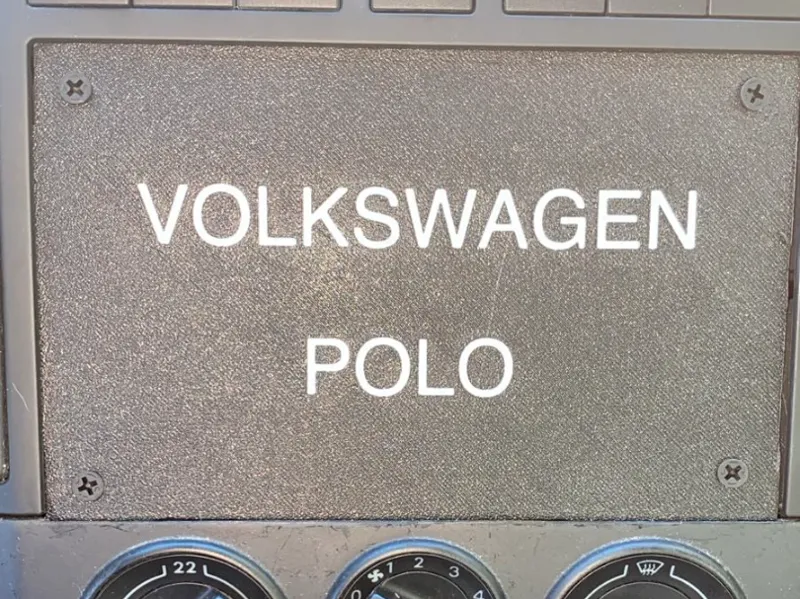 Copertura radio 2 din vw polo 2009