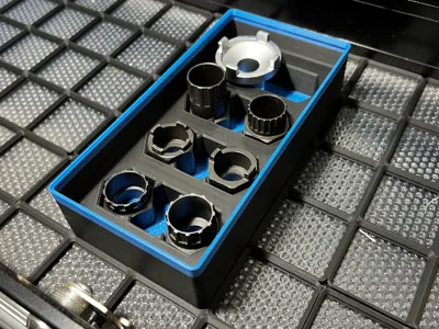 Park Tool Cassette Tools Holder Gridfinity -2x4x6u