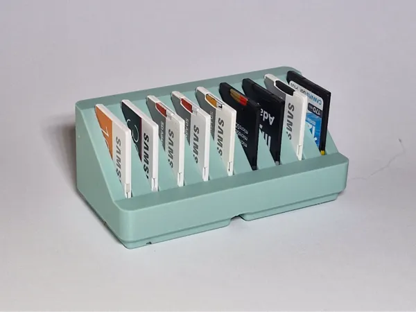 Rangement Gridfinity pour 9 cartes SD
