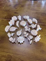 Set de tampons fleurs et feuilles — photo 6