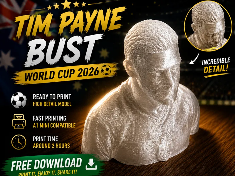 Tim Payne Bust World Cup A1 Mini