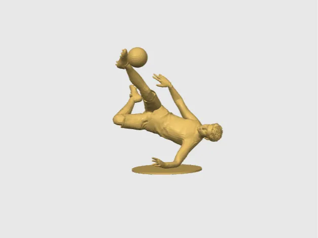 statue of a football player