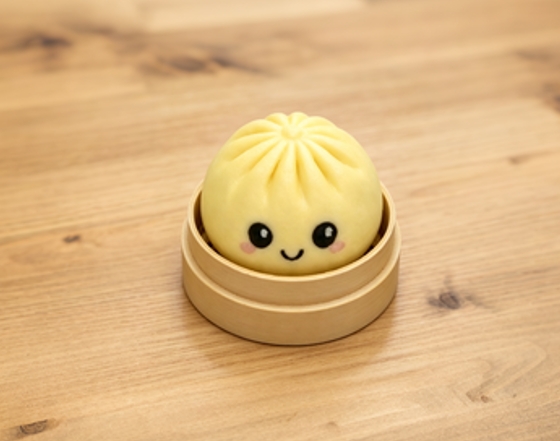Miniatura 5 do modelo 3D CUTE DUMPLING CLICKER