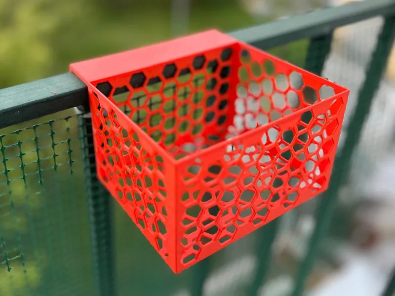 Cesto para colocar molas da roupa