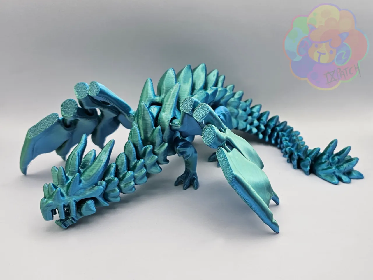 Floppy Dragon - Flexi Articulated Monster (pip) view 2