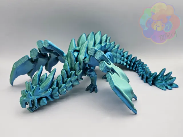 Floppy Dragon - Flexi Articulated Monster (pip)