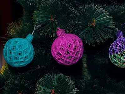 Christmas balls for hanging