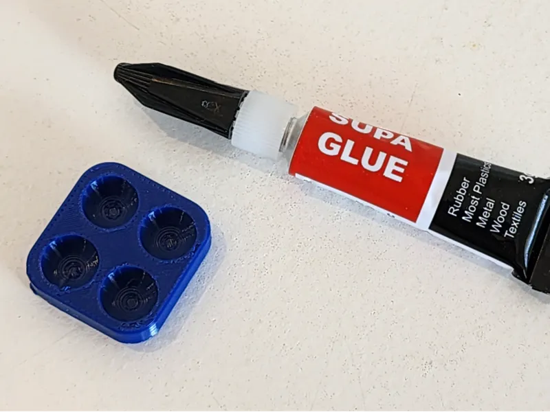 Glue Dip Tray, speed up magnet gluing! less glue!