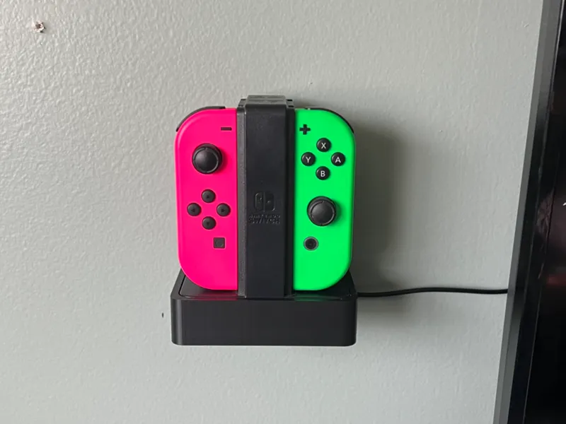 Nintendo Switch Joycon Charging Dock Wall Mount
