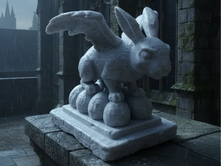 Easter Gargoyle (Stone Style)