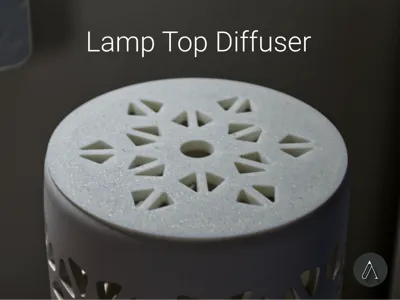 Lamp Top Diffuser – Flower Pattern Edition