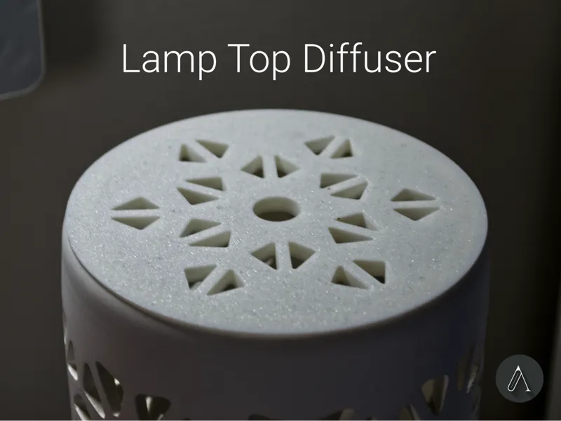 Lamp Top Diffuser – Flower Pattern Edition