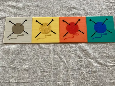 knitting coaster