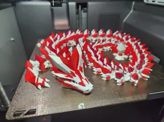 Articulated Quartz Dragon By ZeroThrone3D