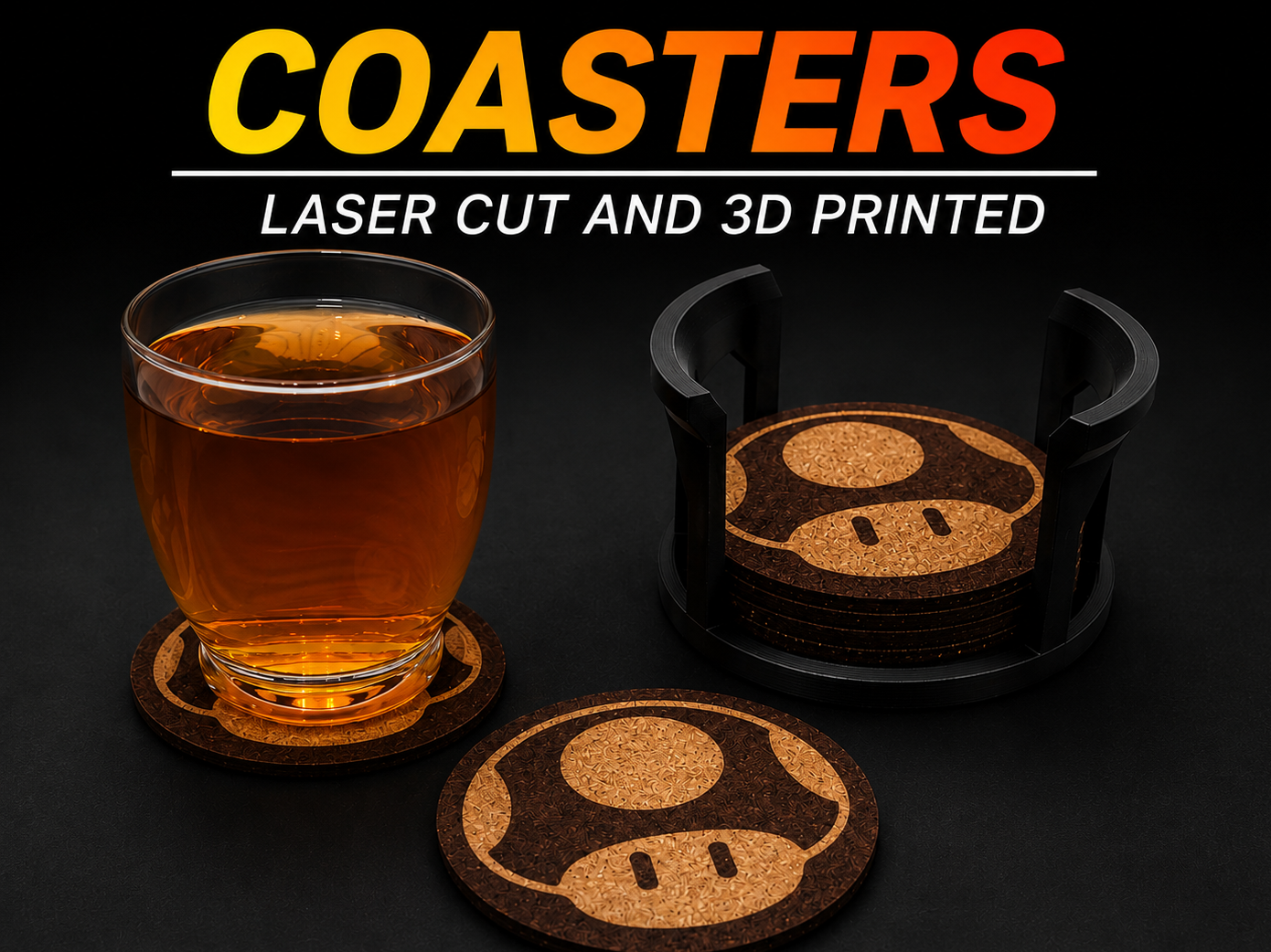 Mushroom Coasters