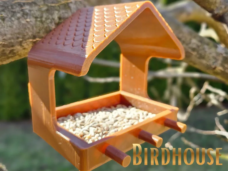 Small Bird Feeder for Garden – Simple Birdhouse