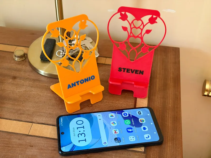 Supporto Smartphone con nome personalizzabile