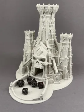Adorno temático: Skull Castle Dice Tower — vista de referencia 3
