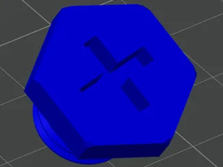 Screw battery plug