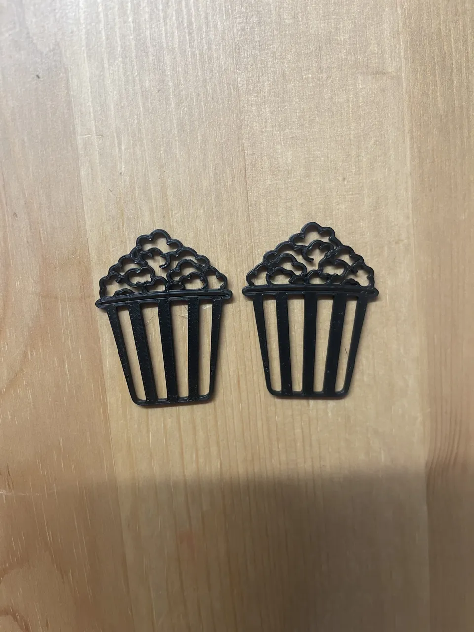 Popcorn Bucket Earrings view 2
