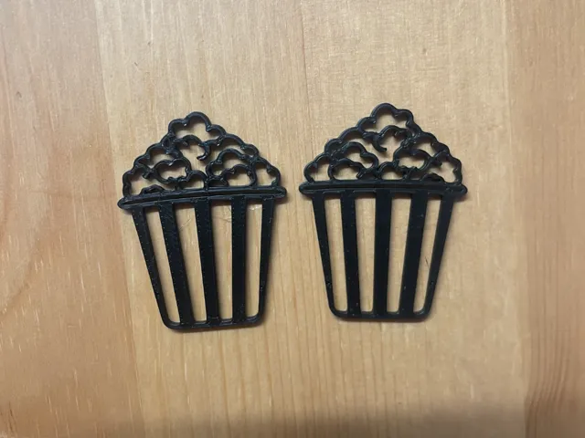 Popcorn Bucket Earrings