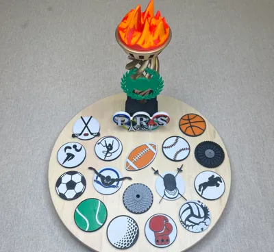 Olympic Torch (Customizable Trophy)