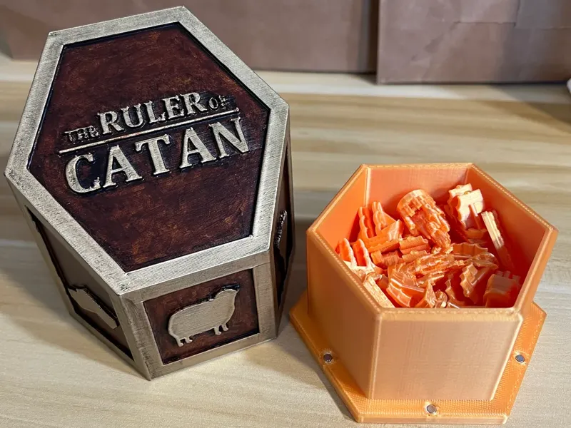 Catan Trophy Container
