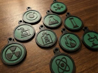 Chemistry/science Christmas ornament