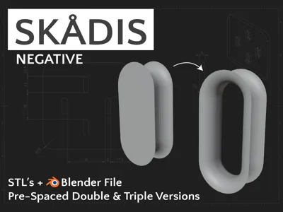 Ikea Skadis Hole Negative