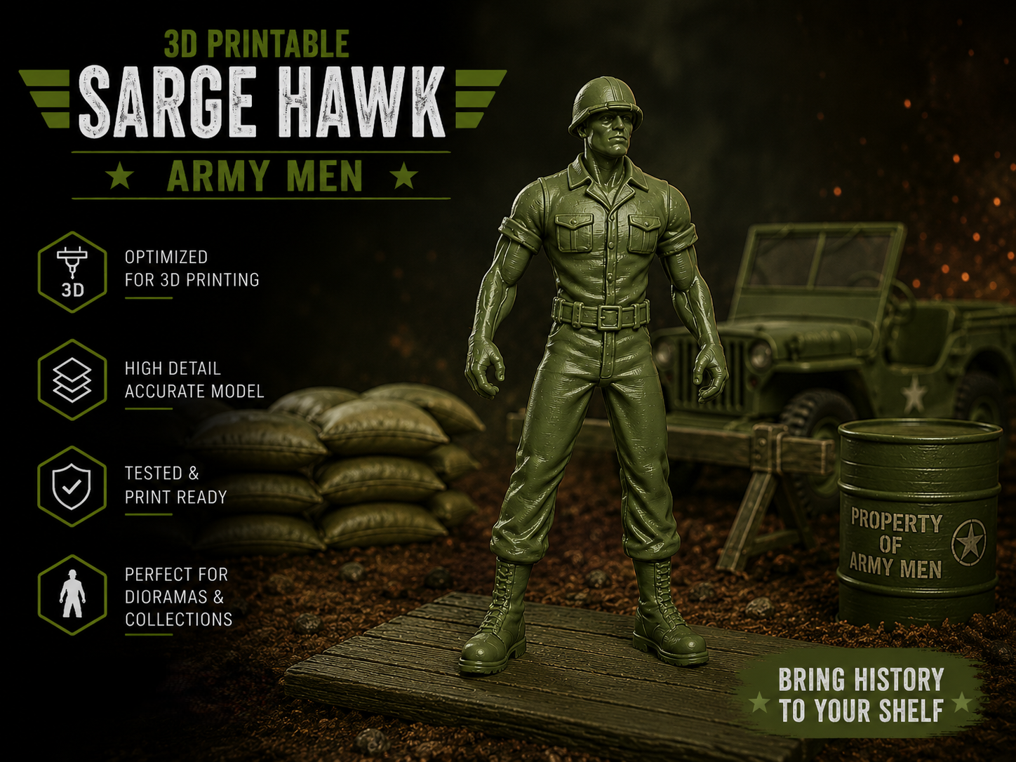 Sarge Hawk – Army Men
