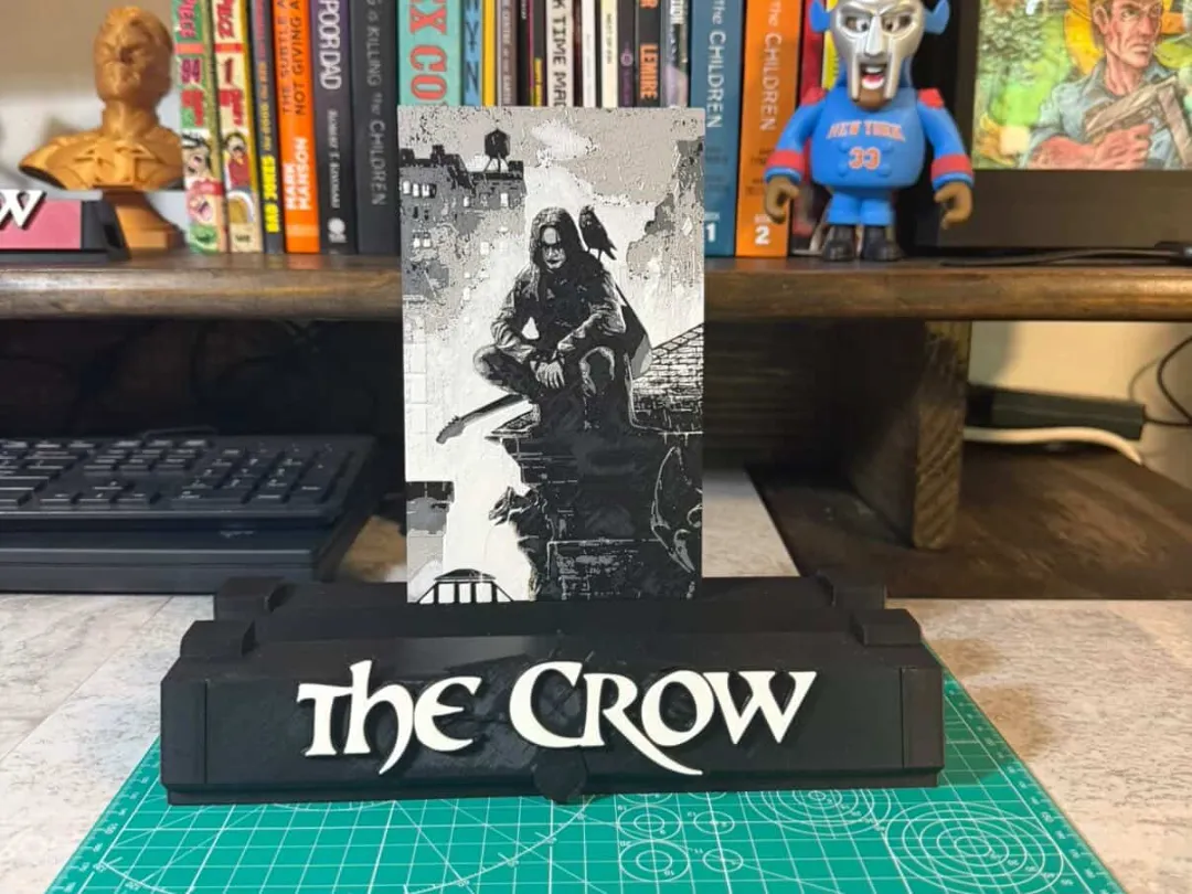 The Crow Slabstand — LED Ready Wall Mount Display - Free 3D Print Model ...