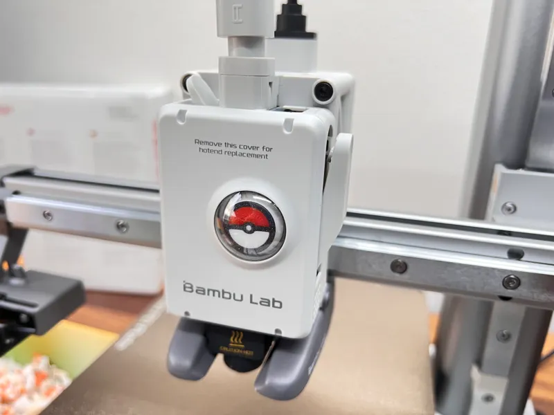 Pokeball for Bambu Lab A1 mini extruder window