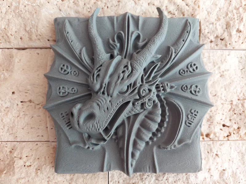 Dragon WallArt Relief