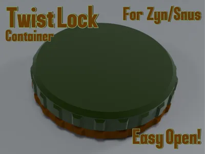 Twist-Lock Zyn or Snus Can