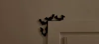 Décor d'angle Halloween sorcière, chat et chauves-souris — photo 3