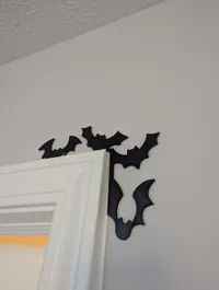 Décor d'angle Halloween sorcière, chat et chauves-souris — photo 4