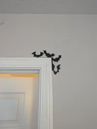Décor d'angle Halloween sorcière, chat et chauves-souris — photo 5