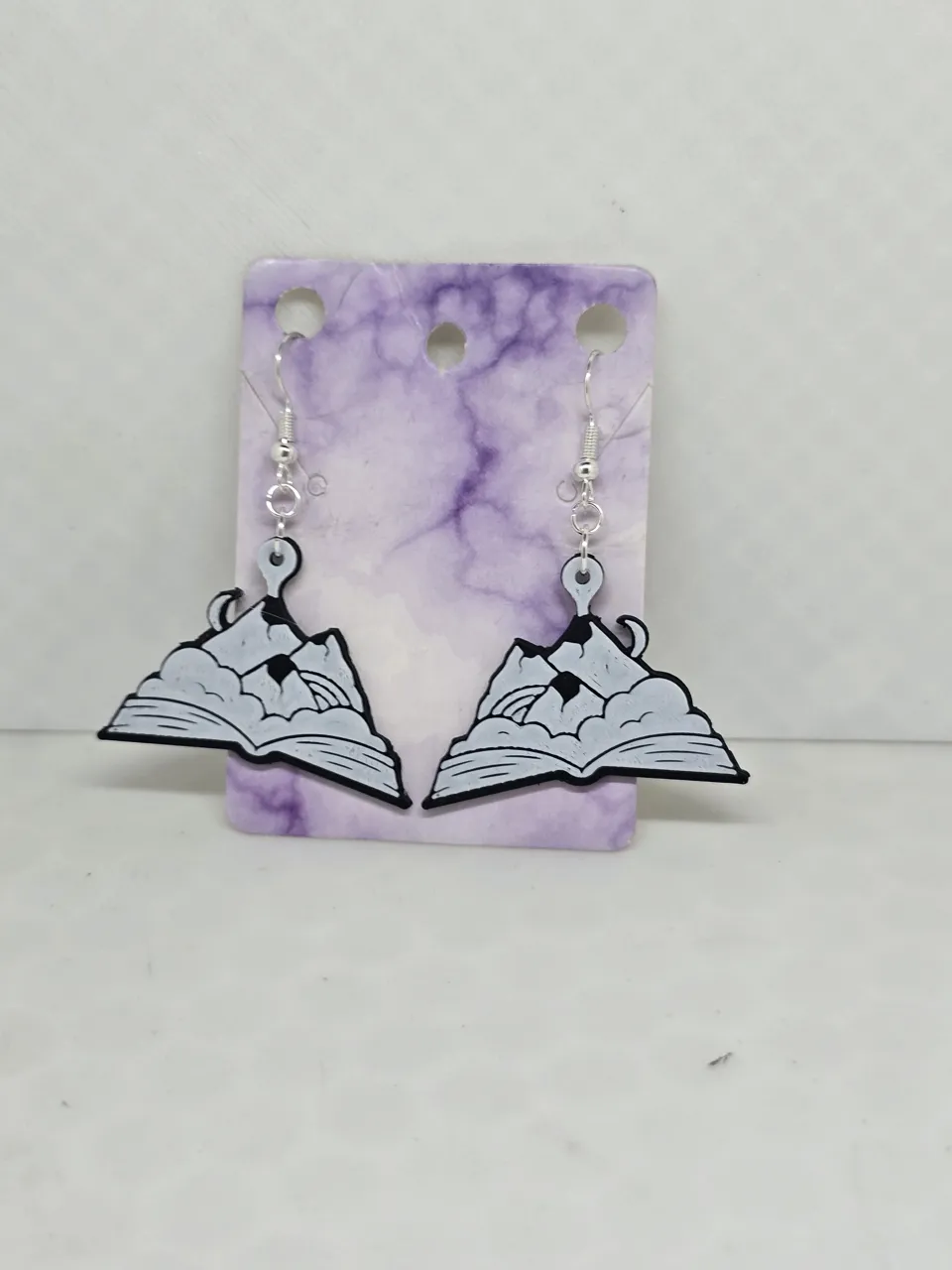 Book Earrings view 2