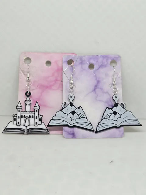 Book Earrings