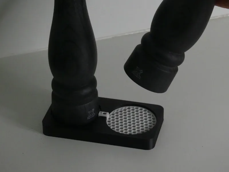Salt & Pepper Coaster with Catch holes