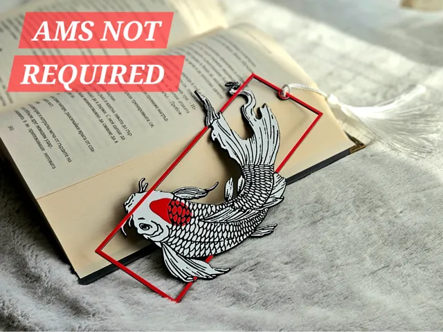 Tancho Koi [Framed] - Bookmark