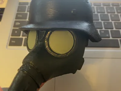 Eyeglasses for Trailer Hitch Gas Mask