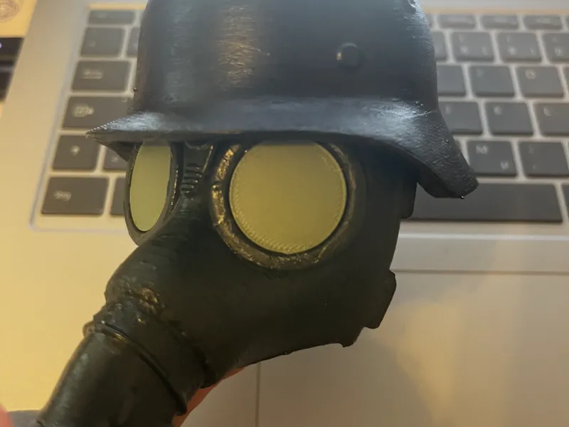 Brillengläser für Anhängerkupplung Gasmaske