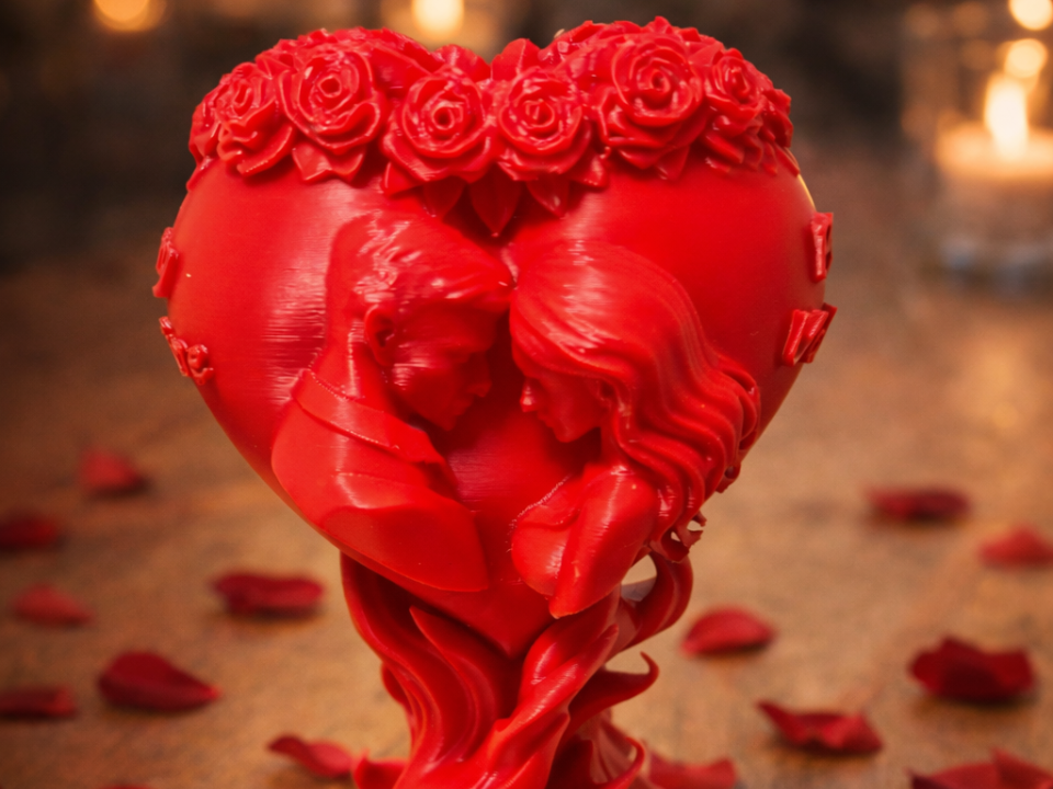 Ewige Liebe Skulptur Valentinstag