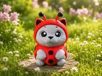 Ladybug Cat - AMS