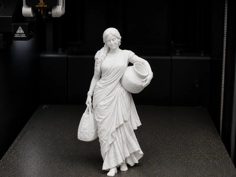 Village Woman Figurine | 1:50 Scale |